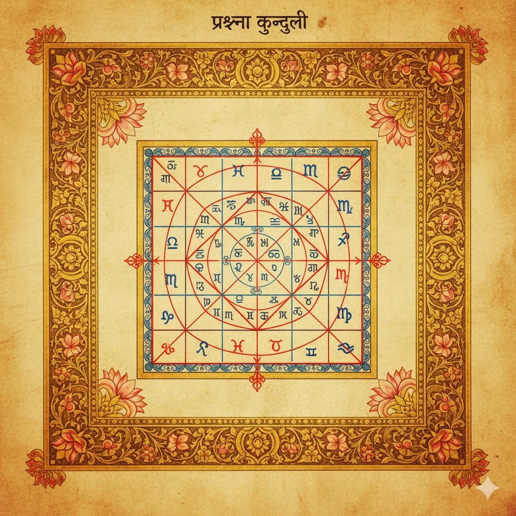 Prashna Kundali (Ask One Question) background